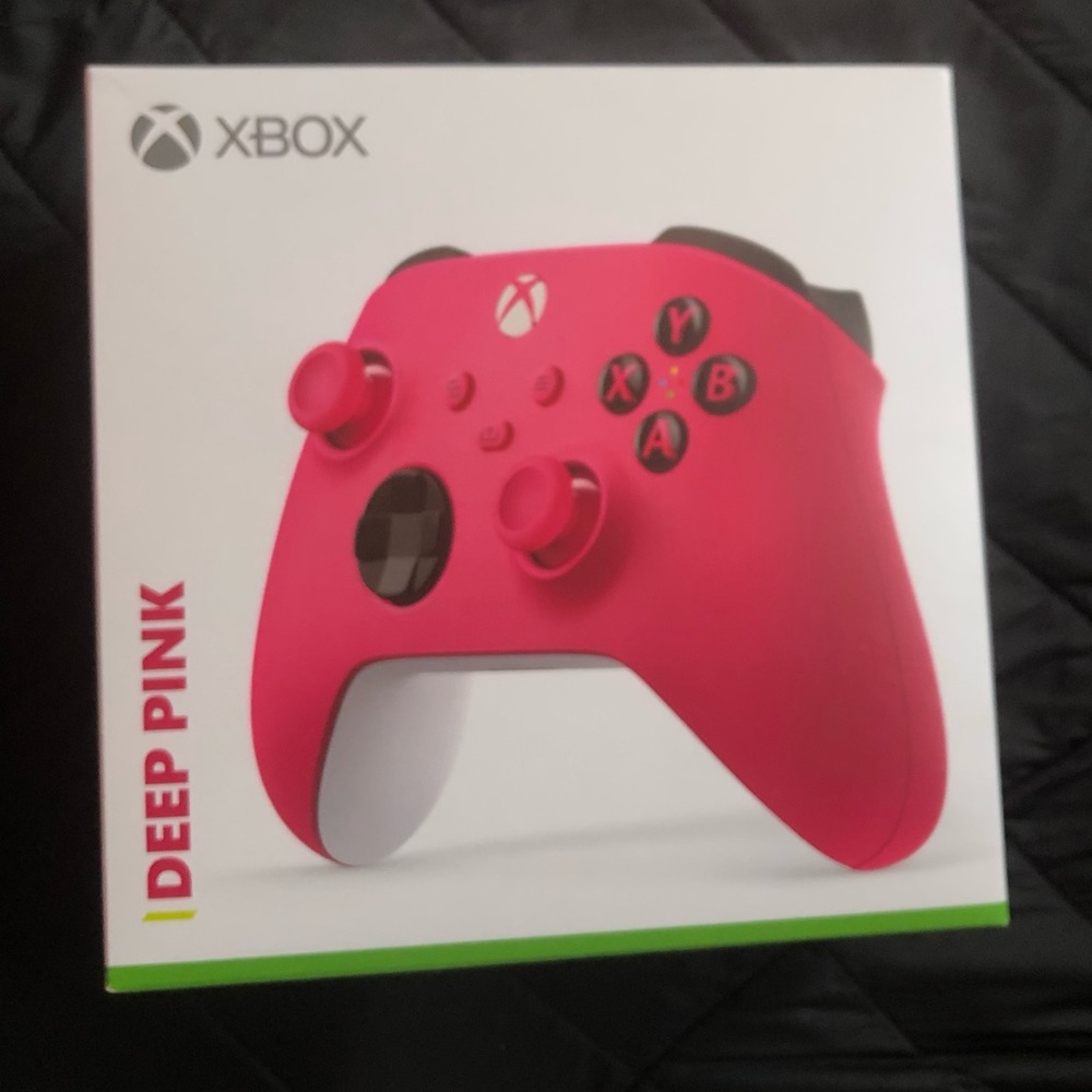 deep pink x box controller brand new in box